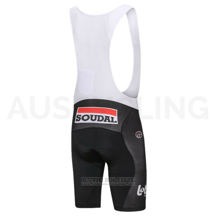 2018 Fahrradbekleidung Lotto Soudal Wei und Rot Trikot Kurzarm und Tragerhose - zum Schließen ins Bild klicken